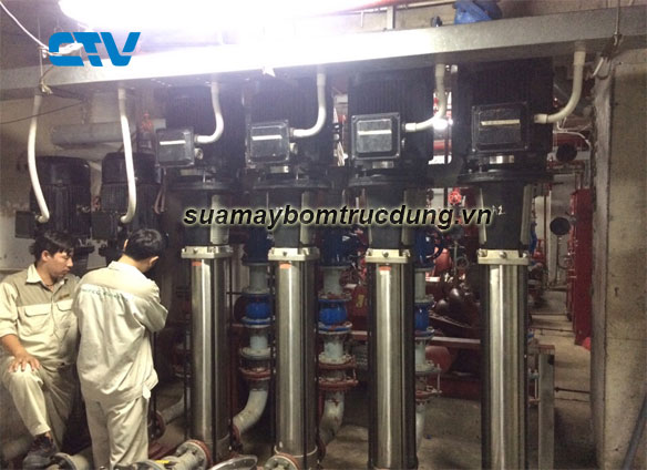 Bảo dưỡng, sửa chữa hệ thống máy bơm trục đứng