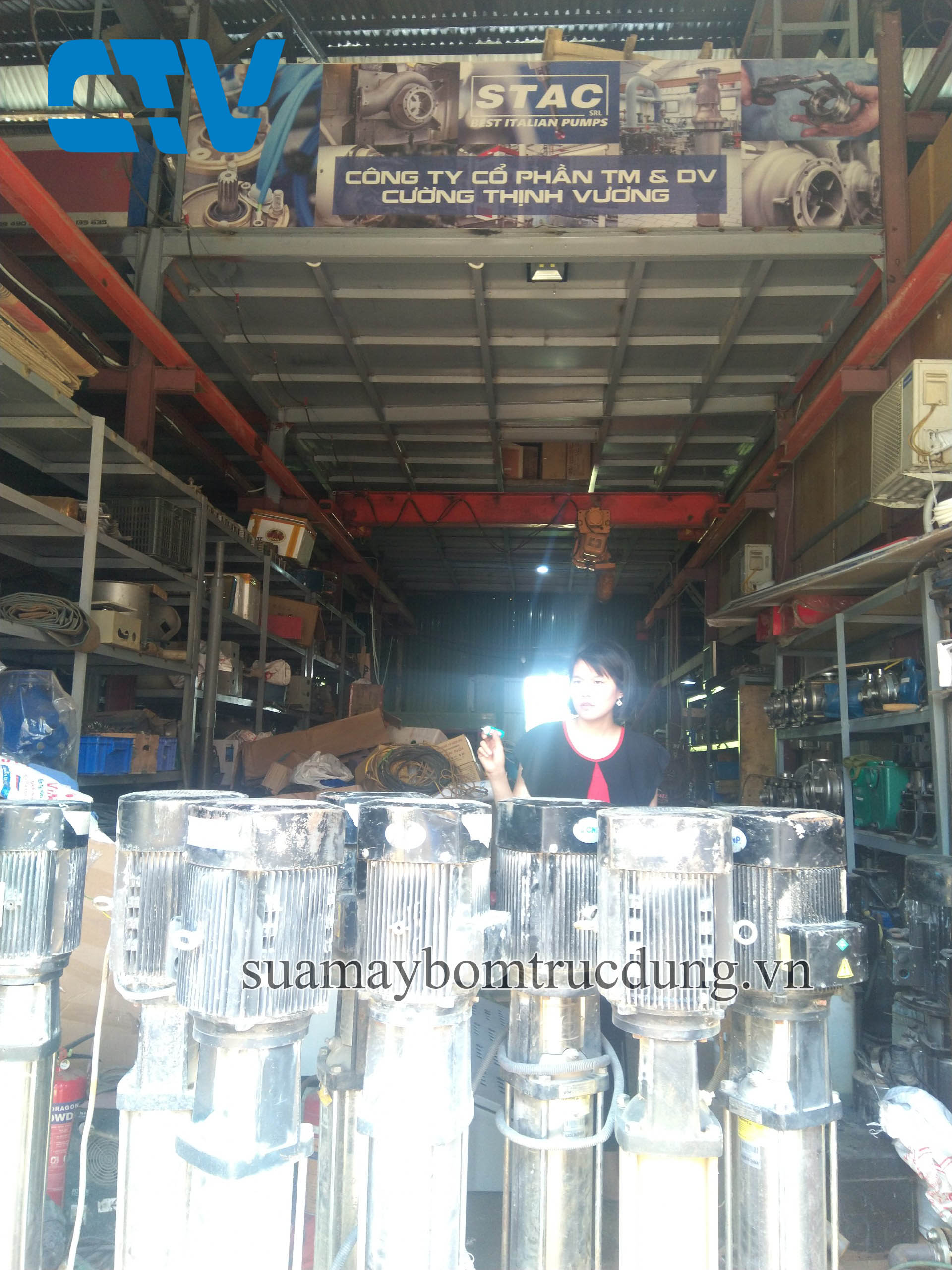 Sửa máy bơm trục đứng CNP nhanh chóng, chuyên nghiệp