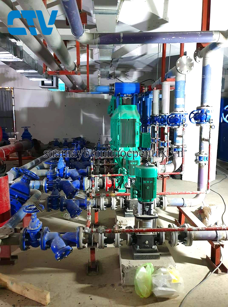 Sửa chữa, bảo dưỡng máy bơm trục đứng đa tầng cánh