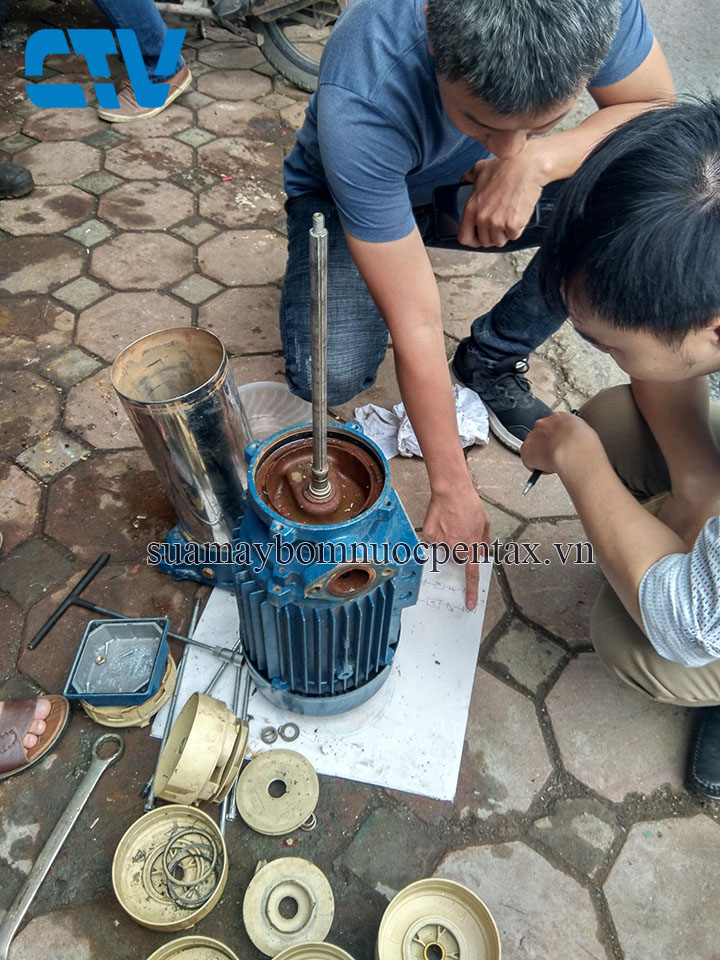 Bảo dưỡng, sửa chữa máy bơm trục đứng Pentax