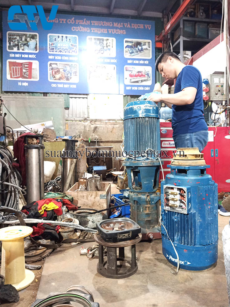 Dịch vụ sửa chữa mọi sự cố của bơm trục đứng Pentax