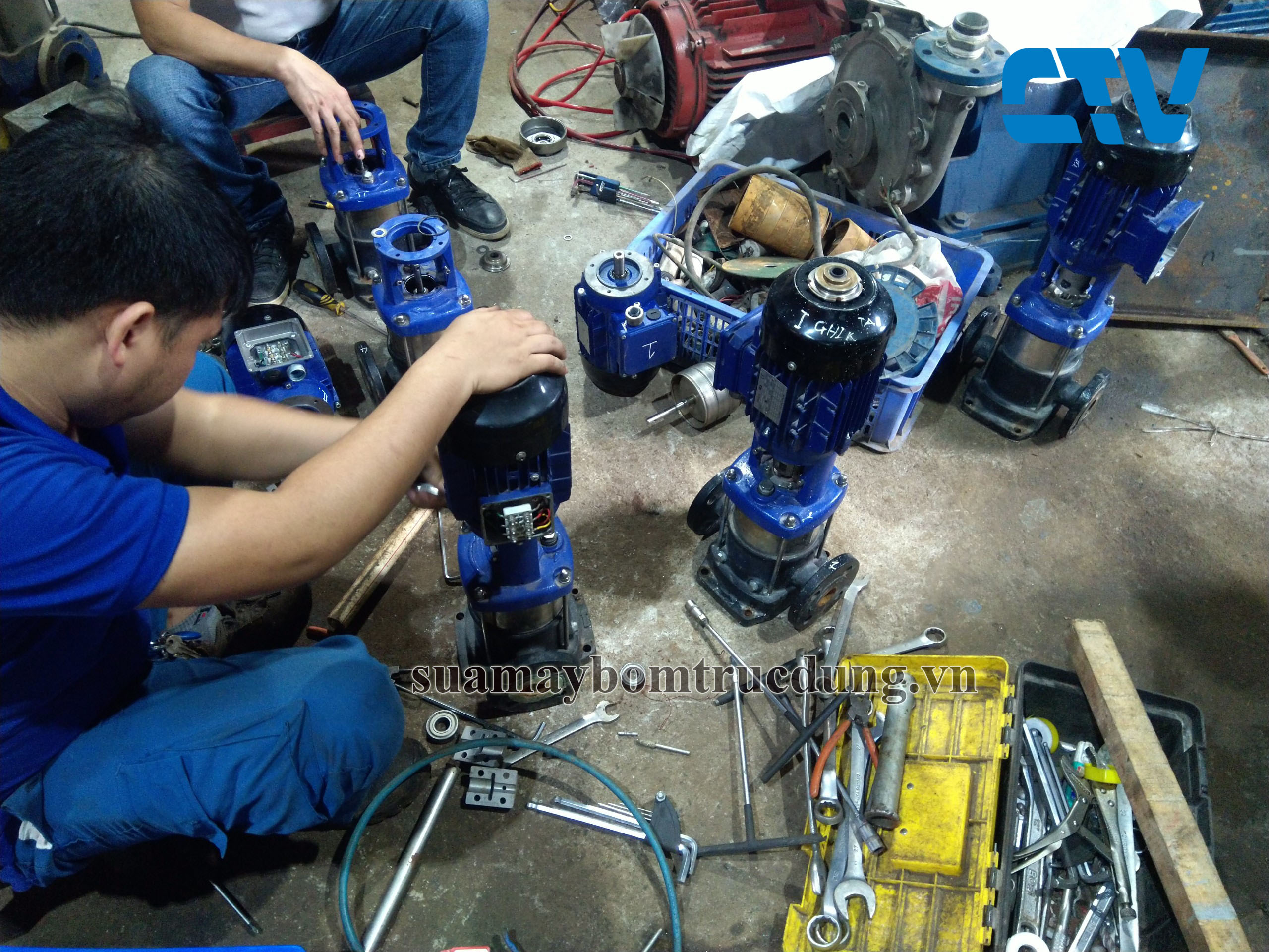 Khắc phục mọi sự cố máy bơm trục đứng KSB