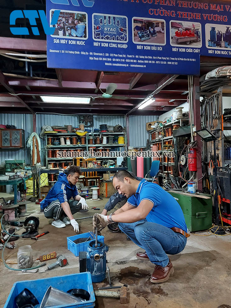 Sửa chữa máy bơm trục đứng Pentax uy tín và chất lượng
