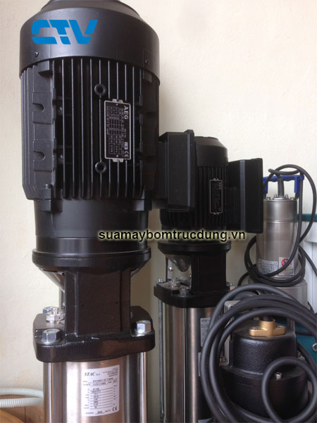 Sửa máy bơm trục đứng Stac  nhanh chóng tại Hà Nội