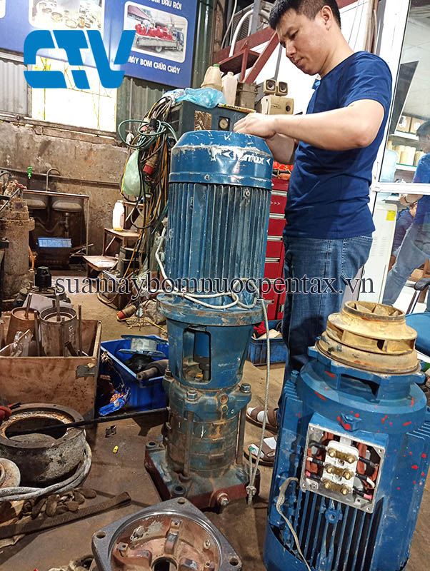 Dịch vụ sửa chữa, bảo dưỡng máy bơm trục đứng Pentax chuyên nghiệp tại Cường Thịnh Vương